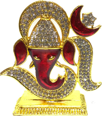 78% OFF on Swarnim Jewellers OM GANESH Decorative Showpiece - 8.5 cm(Brass, Red) 78% OFF on Swarnim Jewellers OM GANESH Decorative Showpiece - 8.5 cm(Brass, Red)
