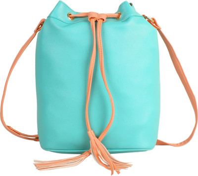 

Lychee Bags Women Casual Blue PU Sling Bag