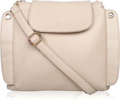 

Lychee Bags Girls Casual White PU Sling Bag