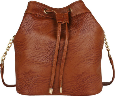 

Lychee Bags Girls Casual Brown PU Sling Bag