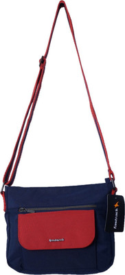 Fastrack Women Casual Blue Polyester Sling Bag