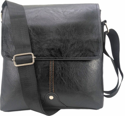 

bilAnca Men & Women Casual, Formal, Sports, Evening/Party Black PU, Synthetic Leather Sling Bag