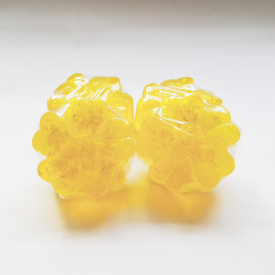 

Pics And You Yellow Lemon Aroma Flower Handmade Soap Pack 4 (2 Soaps, 2.5 x 2.5 x 1.2 inch, 100 gram)(10 g, Pack of 4)