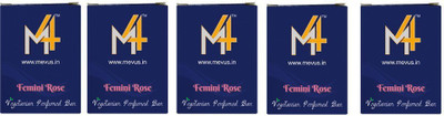 

M4 Mevus Femini Rose Beauty Soap Pack of 5 (Mevus-017)(500 g, Pack of 5)