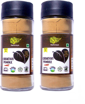 

herbnaya Cinnamon powder Dalchini combo of 2 pack 50gm each ( 100gm )(2 x 25 g)