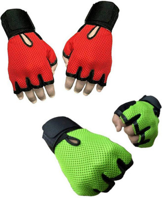 

boni traders Brand new Gym & Fitness Gloves (, Green, Green:orange