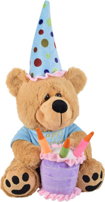 

Ultra Cute Happy Birthday Gift Soft Toy Teddy Bear - 11 inch(Brown)