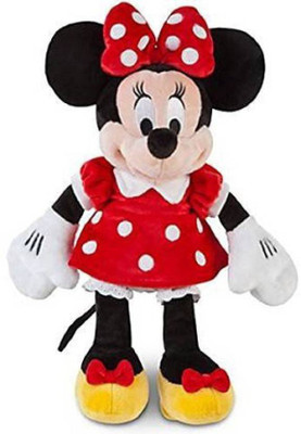 

Tako bell Polyester and Fur Fabrics Minnie Mouse Stuffed Soft Toys, (RED)---35 CM - 35 cm(Red)