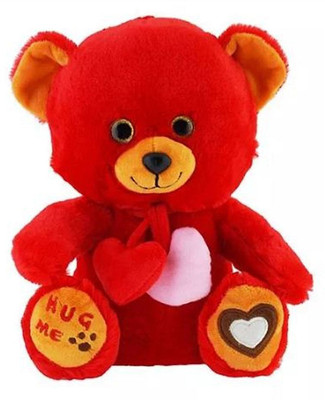 

Frantic Premium Quality Soft Hug Me Red Teddy Bear 35 cm - 35 cm(Multicolor)