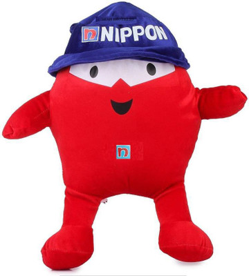 

HOLME'S Nippon Teddy blobby Doll Soft Stuffed Toy/STUFFED TOY/TEDDY BEAR/DOLLS - 35 cm(Red)