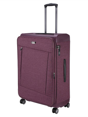 

Nasher Miles Budapest Hard PP & Soft Melange Check-in Luggage Bag ( inch) Purple Expandable Check-in Luggage -  inch(Purple