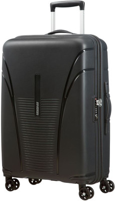 

American Tourister AMT SKYTRACER SP77 -DARK SLATE Expandable Check-in Luggage -  inch(Black