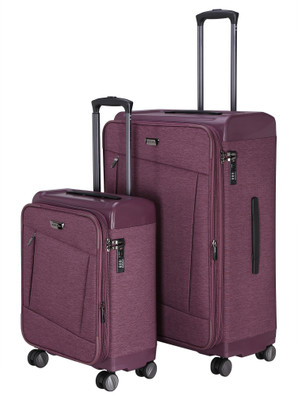 

Nasher Miles Budapest Hard PP & Soft Melange Set of 2 Luggage Bag (19 &  inch) Purple Expandable Check-in Luggage -  inch(Purple