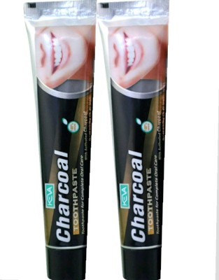 

KEVA Charcoal toothpaste with activated charcoal for complete gum care Combo pack Toothpaste(100 g)