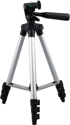 

Rangoli  3110 Aluminum alloy tripod digital camera tripod card machine stand DV tripod mobile phone Selfie stand Tripod(Silver, Supports Up to 1060 g)
