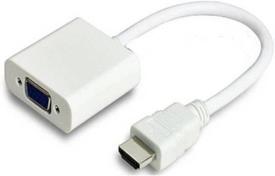 

Landmark TV-out Cable RJS_456R HDMI to VGA Cable compatible for laptop/PC/TV/Tablet/Projector/Xbox(Multicolor, For Computer)