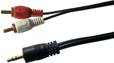

Ranz TV-out Cable Stereo to RCA(Grey, For TV, 1.5)
