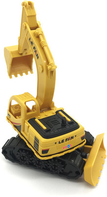 

Emob Push and Go Friction Powered Construction Site Excavator Toy with Moveable Parts(Multicolor)