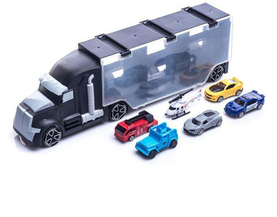 

MWG Exports Co 6-Wheeler Huge Car Carrier Truck Toy Vehicle Carry Case Playset for Kids(Multicolor)