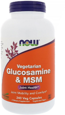 

Now Foods Vegetarian Glucosamine & MSM, 240 Veg Capsules(240 No)