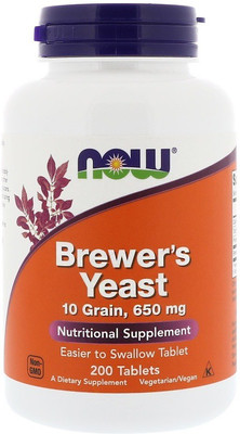 

Now Foods Brewer's Yeast, 200 Tablets(200 No)