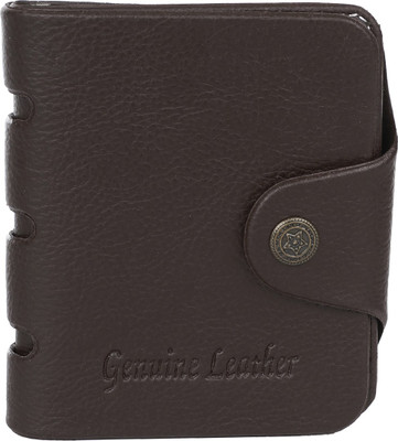 

Peacock Mundkar Boys Black Artificial Leather Wallet(6 Card Slots), Brown