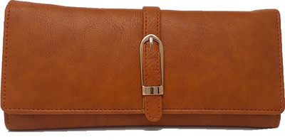 

RISH Women Casual Brown Artificial Leather Wallet(10 Card Slots)