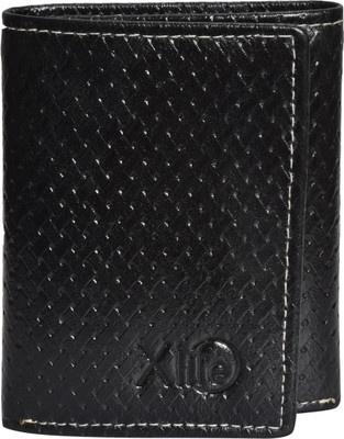 

Xlife Women Black Genuine Leather Wallet(4 Card Slots)
