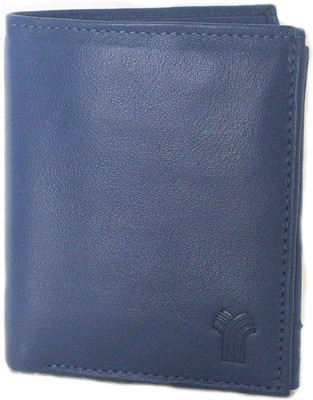 

Demeter Men Blue Genuine Leather Wallet(12 Card Slots)