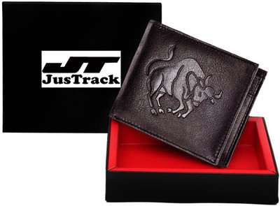 

JusTrack Men Casual Brown Genuine Leather Wallet(1 Card Slot)