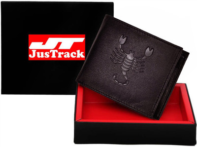 

JusTrack Men Casual Brown Genuine Leather Wallet(1 Card Slot)