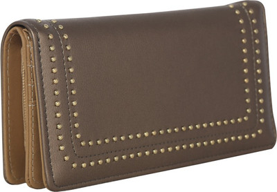 

Minaar Women Silver, Grey Artificial Leather Wrist Wallet(5 Card Slots)