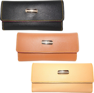 

Element Cart Women Multicolor Artificial Leather Wrist Wallet(10 Card Slots)