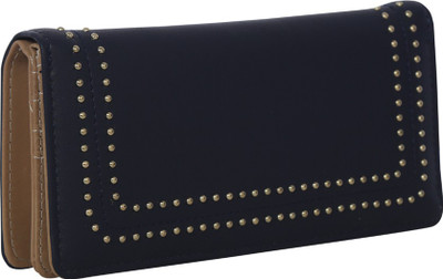 

Minaar Women Blue Artificial Leather Wrist Wallet(5 Card Slots)