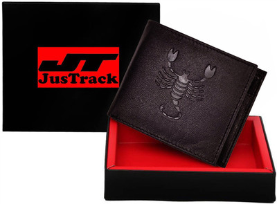

JusTrack Men Casual Brown Genuine Leather Wallet(1 Card Slot)