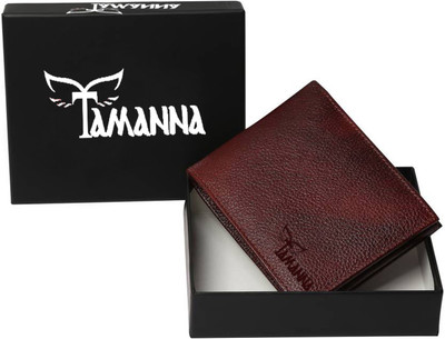 

Tamanna Men Brown Genuine Leather Wallet(6 Card Slots)