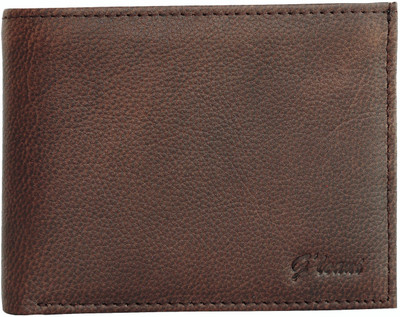 

G'leani Men Brown Genuine Leather Wallet(6 Card Slots)