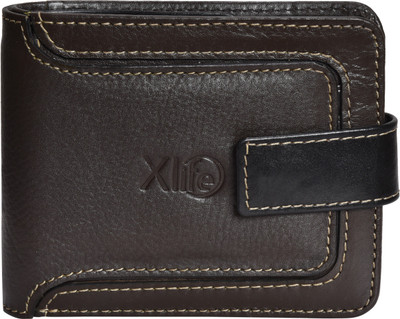 

Xlife Men Brown Genuine Leather Wallet(7 Card Slots)