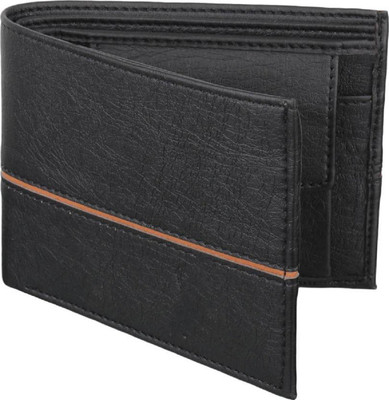

SAMTROH Men Black Artificial Leather Wallet(5 Card Slots)