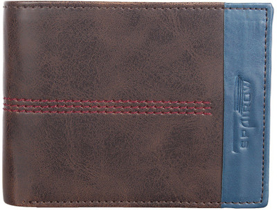 

Spairow Men Brown Artificial Leather Wallet(6 Card Slots)