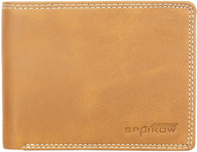 

Spairow Men Tan Artificial Leather Wallet(6 Card Slots)