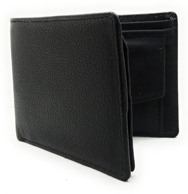 

Mumtaz & Son's Boys Black Genuine Leather Wallet(9 Card Slots)