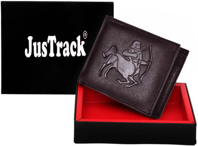 

JusTrack Men Casual Brown Genuine Leather Wallet(1 Card Slot)