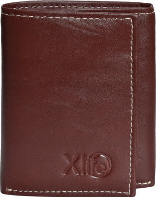 

Xlife Women Brown Genuine Leather Wallet(4 Card Slots)