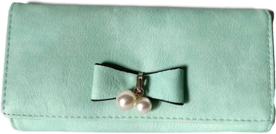 

young soul Women Green Artificial Leather Wallet(10 Card Slots), Green1