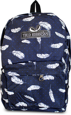 

Tied Ribbons Canvas Lightweight Casual Backpack Bag for Students 18 L Backpack(Multicolor)