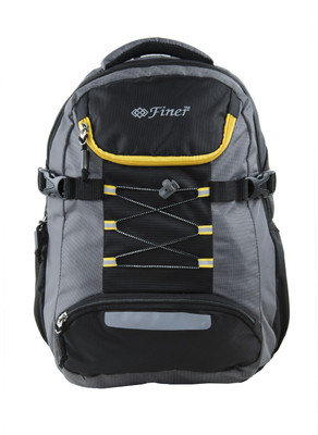 

FINER 1001BGrey Waterproof Backpack(Black, Grey, 38 L)