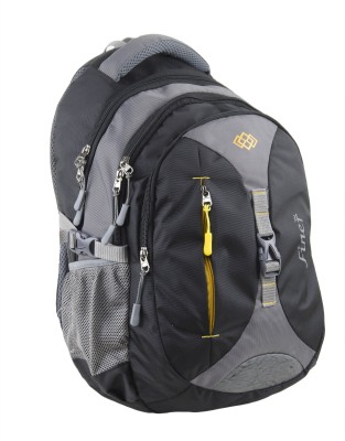 

FINER 1003Greyblack Waterproof Backpack(Grey, Black, 38 L)