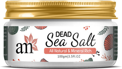 

AromaMusk 100% Natural and Mineral Rich Dead Sea Salt For Deep Cleaning & Skin Exfoliation(100 g)