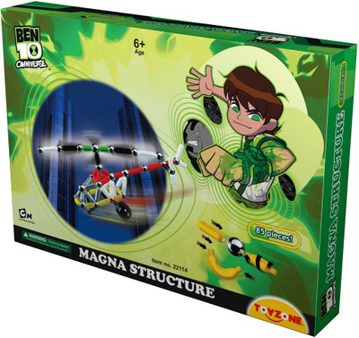 

Toyzone Ben10 Magnetic Blocks 85 Pcs(Multicolor)